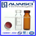 Free sample 2ml screw tubular vial chromatography glass vial